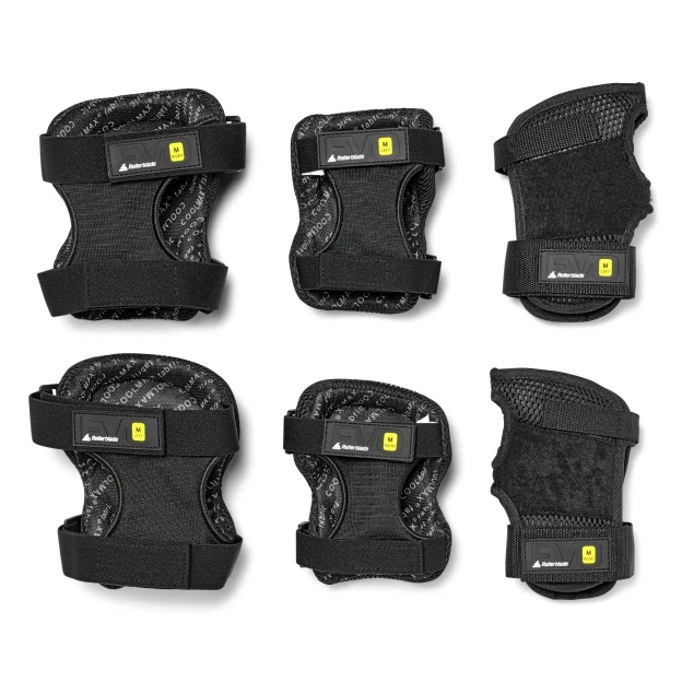Rollerblade EVO PRO GEAR 3 PACK - Protection - Pads BLACK