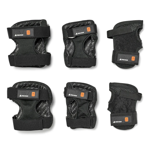 Rollerblade EVO PRO GEAR JUNIOR 3 PACK - Protection - Pads BLACK