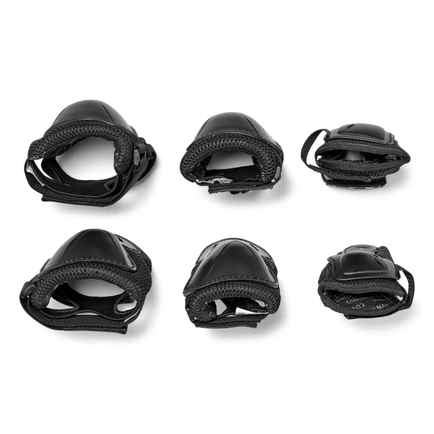 Rollerblade EVO PRO GEAR JUNIOR 3 PACK - Protection - Pads BLACK