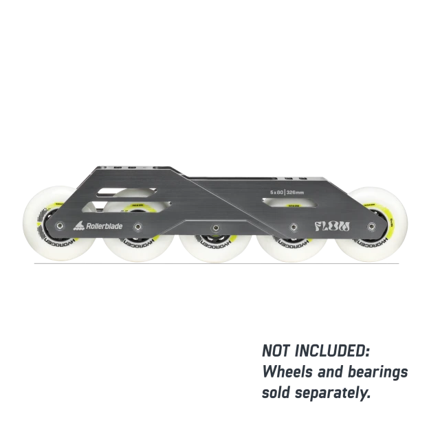 Rollerblade FLOW 5x80 FRAME - Gear - Frames SILVER MIST