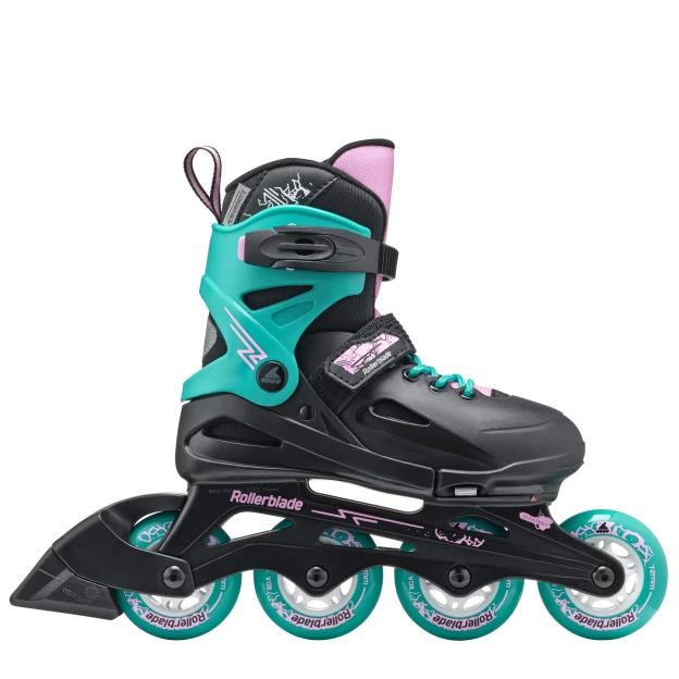Rollerblade FURY Kids - Lifestyle - Fun BLACK/SEA GREEN