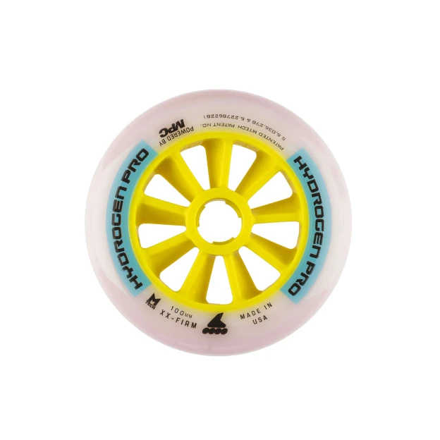 Rollerblade HYDROGEN PRO 100MM XX-FIRM (8) - Gear - Wheels WHITE/BLUE