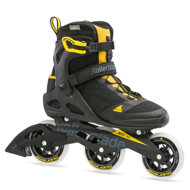 rollerblade MACROBLADE 100 3WD Men - Lifestyle - Fitness BLACK/SAFFRON YELLOW