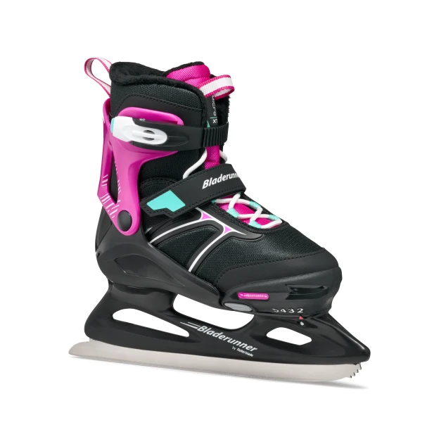 rollerblade MICRO XT ICE G Kids - Ice - Fun BLACK/FUCHSIA