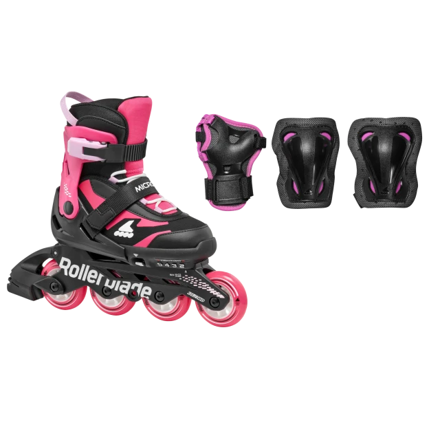 rollerblade MICROBLADE COMBO Kids - Lifestyle - Fun BLACK/PINK