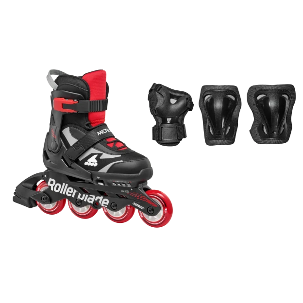 rollerblade MICROBLADE COMBO Kids - Lifestyle - Fun BLACK/RED