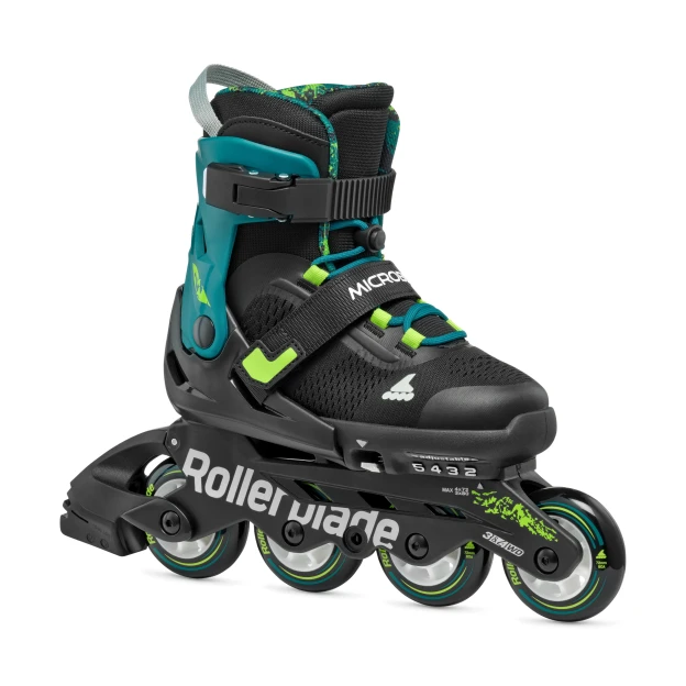 Rollerblade MICROBLADE XT Kids - Lifestyle - Fun BLACK/PETROL GREEN