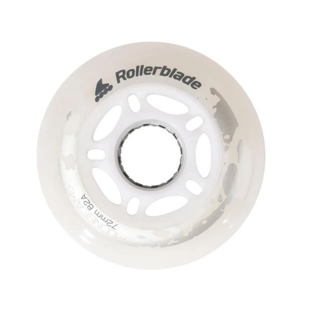 rollerblade MOONBEAMS LED WHEELS 72/82A (4PCS) - Gear - Wheels WHITE
