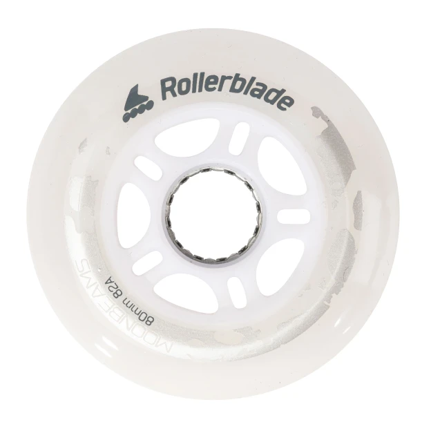 rollerblade MOONBEAMS LED WHEELS 80/82A(4PCS) - Gear - Wheels WHITE