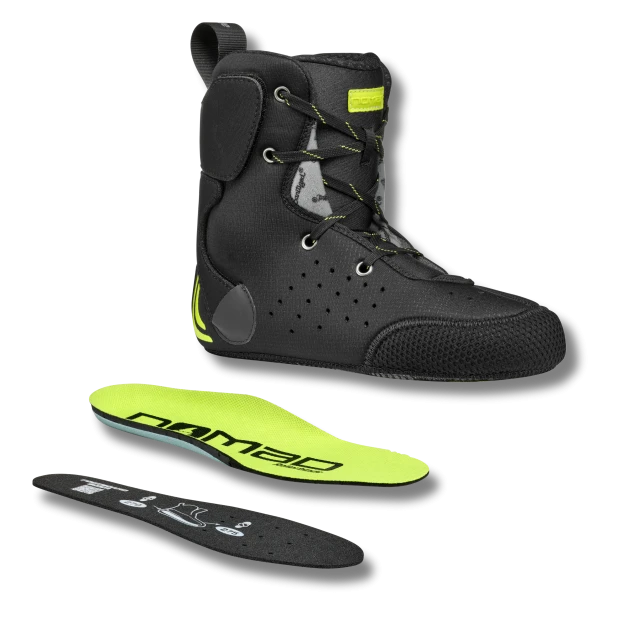 Rollerblade NOMAD LINER (1PR) - Parts - Liners & Footbeds BLACK/LIME