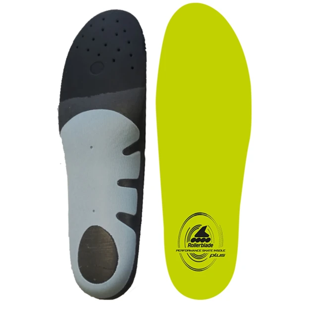 rollerblade PERFORMANCE SKATE INSOLE PLUS - Parts - Liners & Footbeds LIME/BLACK