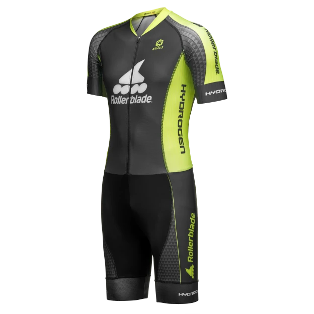 Rollerblade RACE SUIT - Equipment - Clothing BLACK/NEON YELLOW