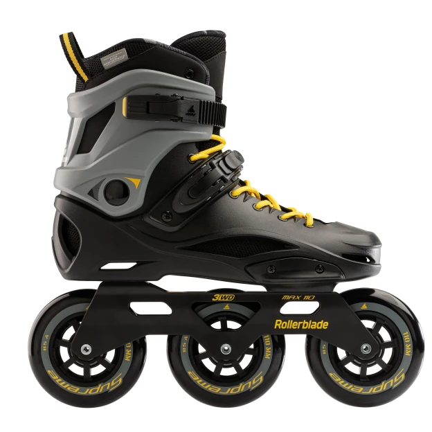 Rollerblade RB 110 Men - Performance - Freeskate BLACK/SAFFRON YELLOW