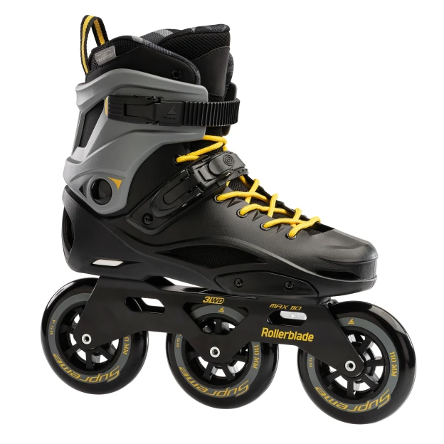 rollerblade RB 110 Men - Performance - Freeskate BLACK/SAFFRON YELLOW