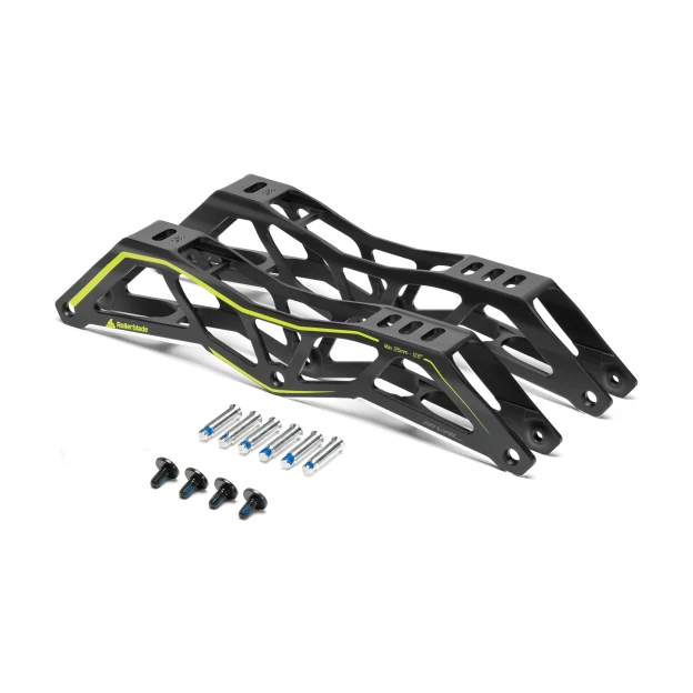 Rollerblade RIVAL 12.8" FRAME 3x125 (1PR) - Gear - Frames BLACK