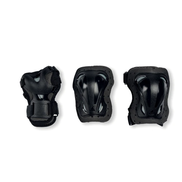 Rollerblade SKATE GEAR JUNIOR 3 PACK - Protection - Pads BLACK