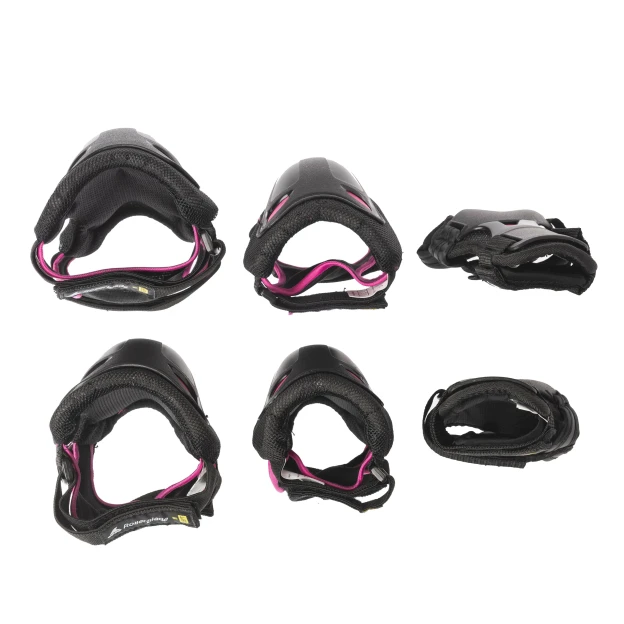 Rollerblade SKATE GEAR W 3 PACK - Protection - Pads BLACK/RASPBERRY