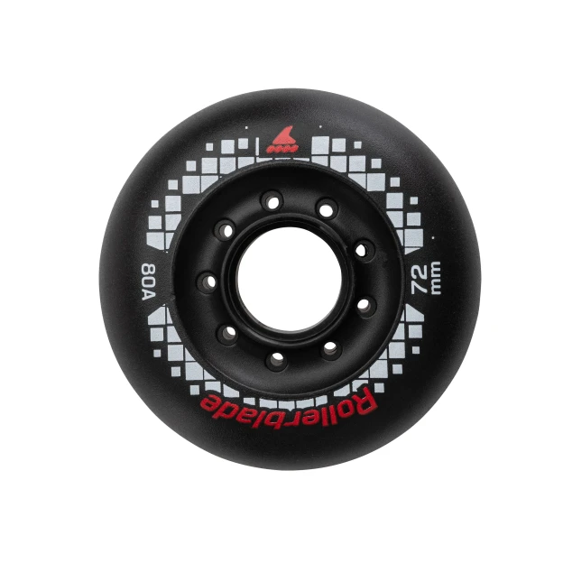 rollerblade WHEELS 72/80A (4PCS) APEX - Gear - Wheels BLACK
