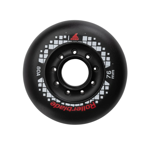 Rollerblade WHEELS 76/80A (4PCS) APEX - Gear - Wheels BLACK
