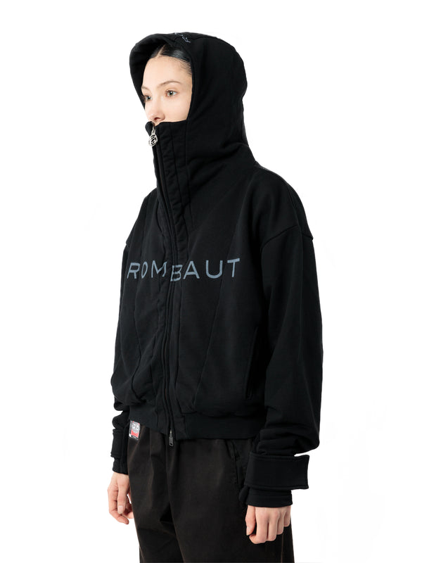 Rombaut ZIPPED HOODIE Black
