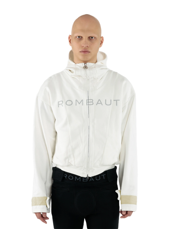 rombaut ZIPPED HOODIE White