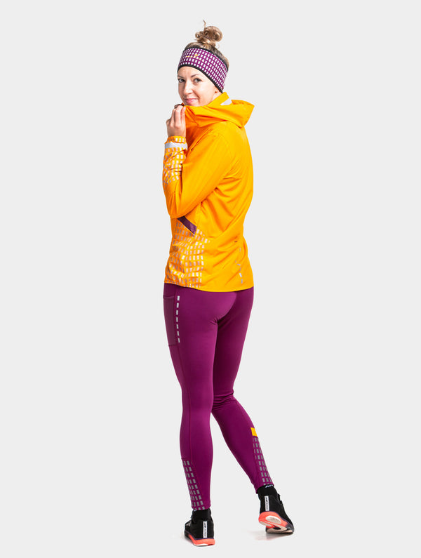 Ronhill Afterhours Headband 00908 Grape/Mango/Reflect