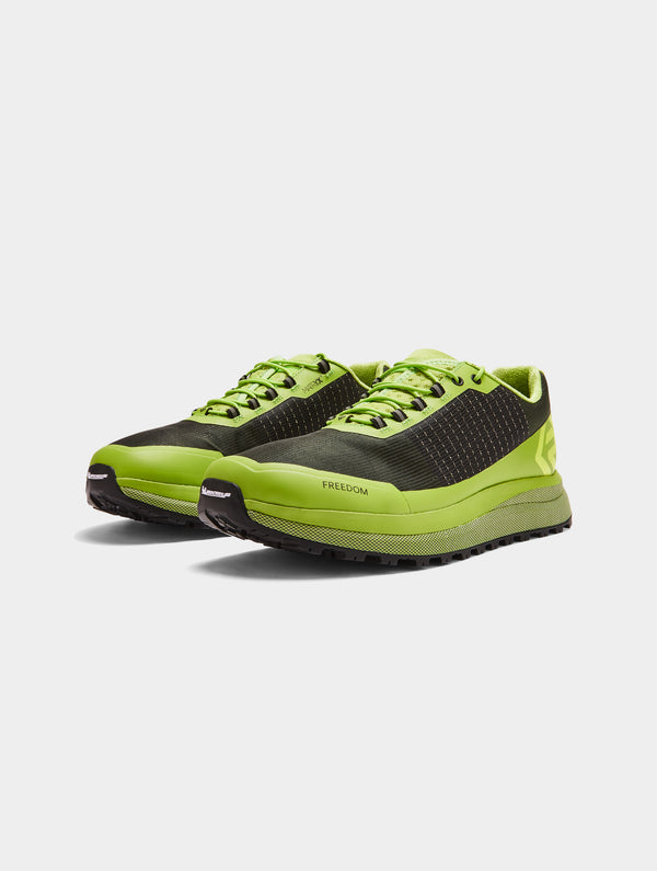 Ronhill Men's Freedom Running Shoes 01185 Forest/Lime/Lemon