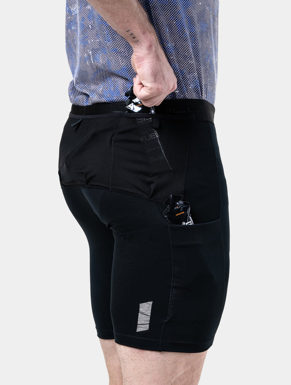 Ronhill Men's Tech All-Terrain 8" Stretch Short R009 All Black