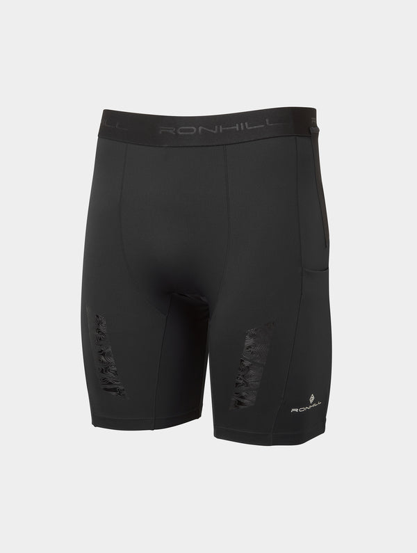 Ronhill Men's Tech All-Terrain 8" Stretch Short R009 All Black