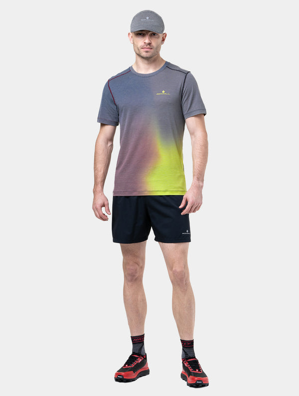 Ronhill Men's Tech Golden Hour Tee 01425 Acid Merge