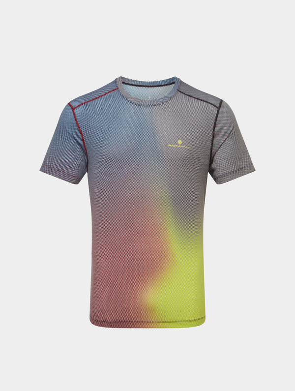 Ronhill Men's Tech Golden Hour Tee 01425 Acid Merge
