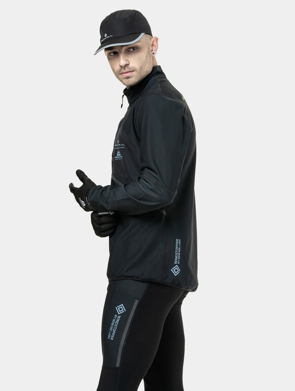 Ronhill Men's Tech GORE-TEX® Windstopper Jacket R009 All Black