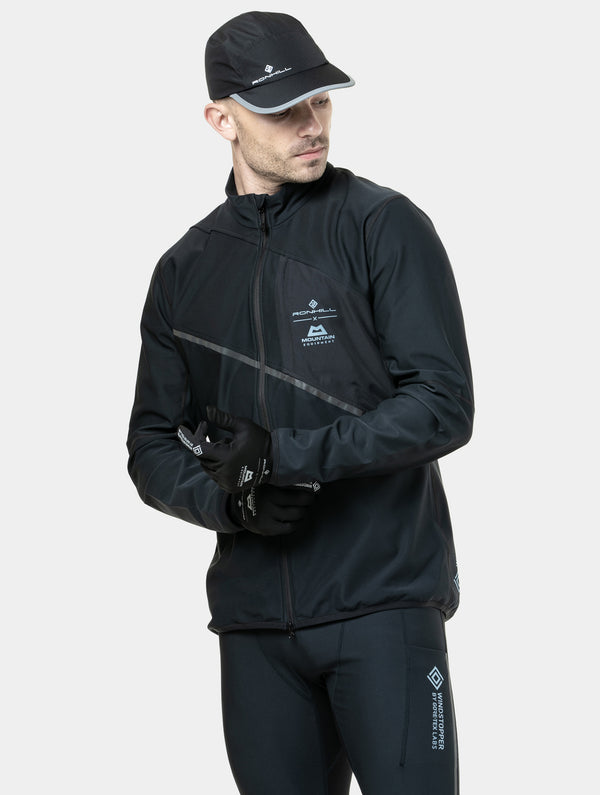 ronhill Men's Tech GORE-TEX® Windstopper Jacket R009 All Black