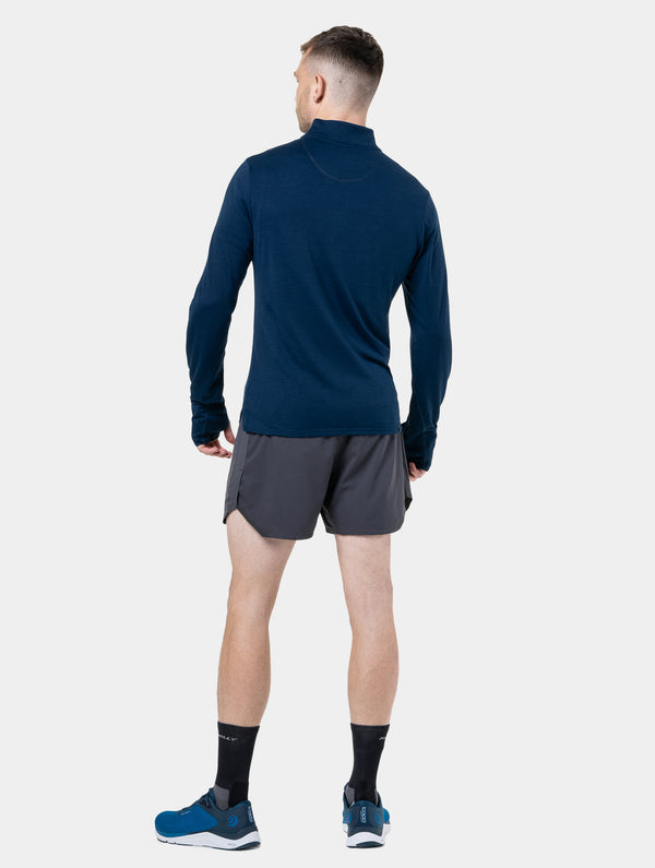 Ronhill Men's Tech Merino 1/2 Zip 01303 Dark Navy/Oxide