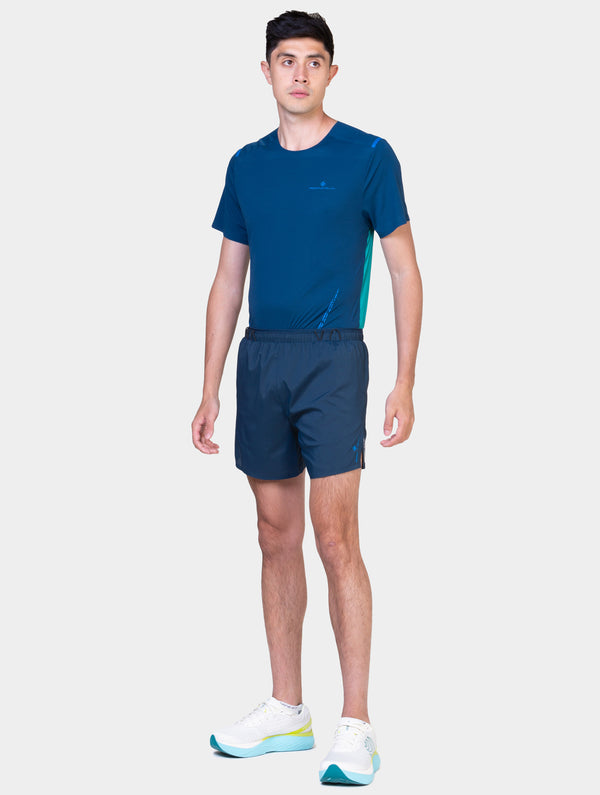 Ronhill Men's Tech Race S/S Tee 01386 Dark Navy/Deep Laguna