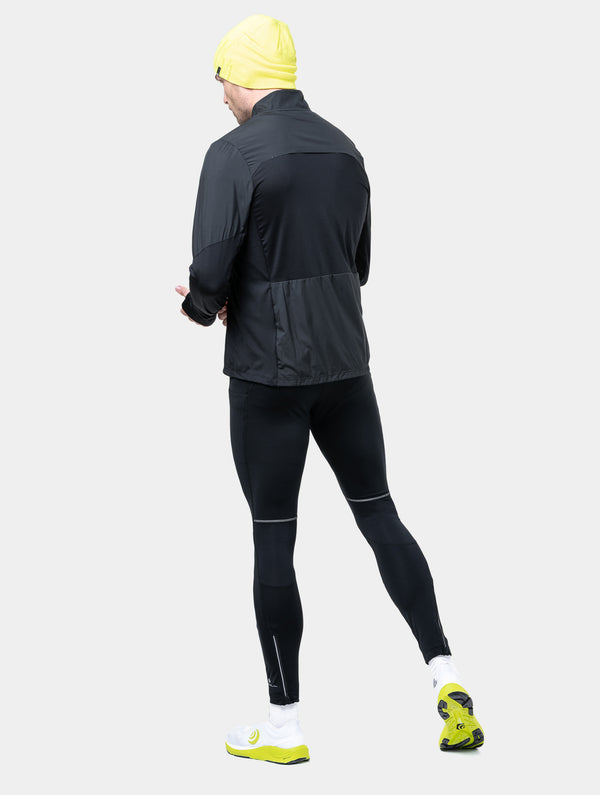 Ronhill Men's Tech Wind-Block 1/2 Zip R009 All Black