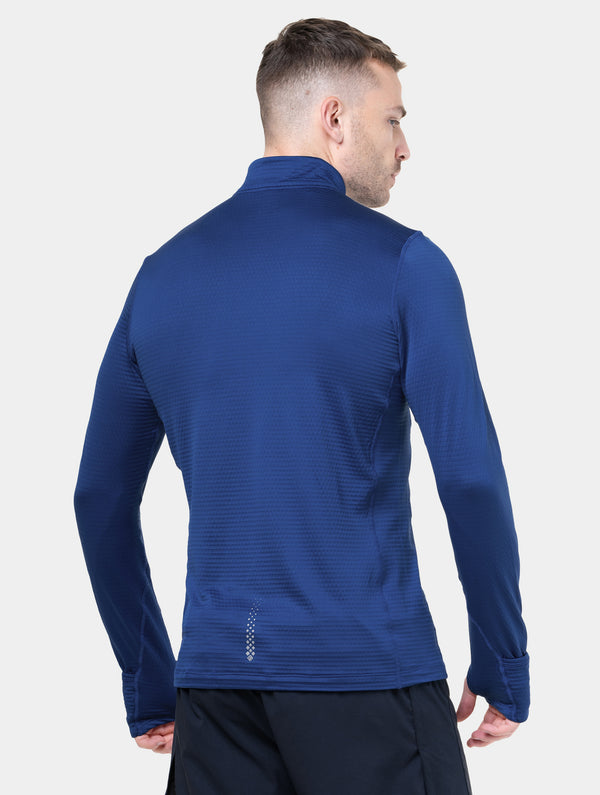 ronhill Men's Tech Winter 1/2 Zip 01419 Ocean/Electric Blue