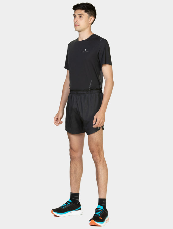 ronhill Men's Tech Race 5" Short R009 All Black