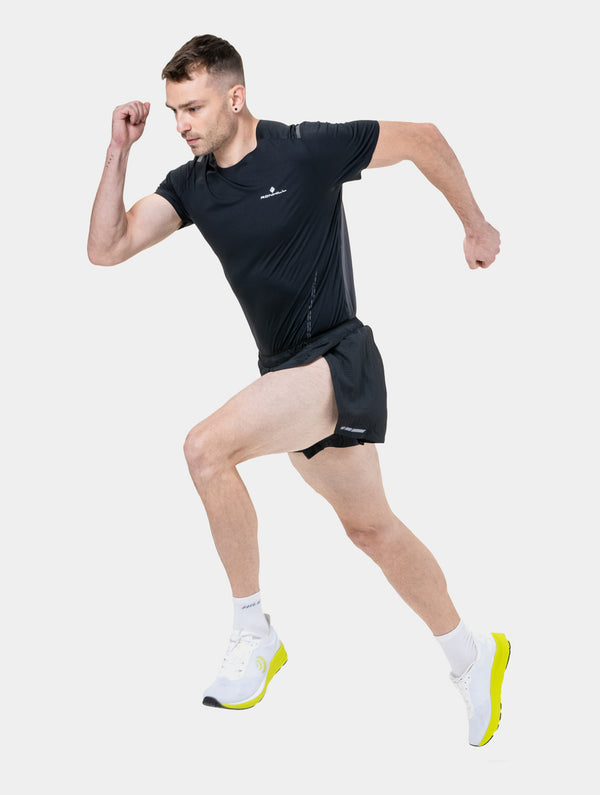 Ronhill Men's Tech Race Short R009 All Black