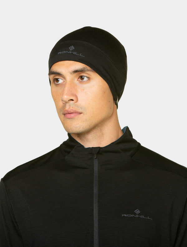 ronhill Merino Beanie 01372 Black/Lake