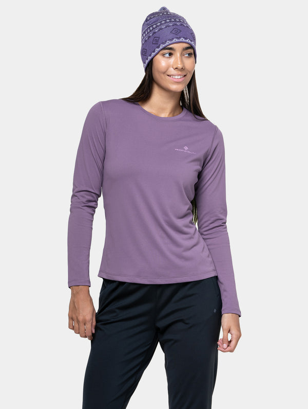 ronhill Women's Core L/S Tee 01299 Dark Iris/Iris