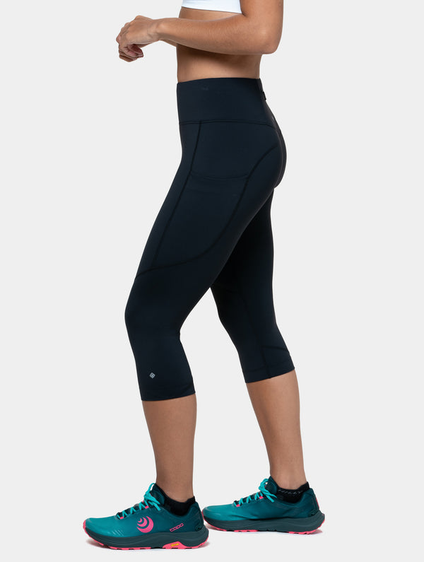 Ronhill Women's Tech Capri R009 All Black