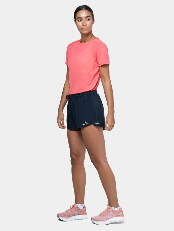 ronhill Women's Tech Race Short R009 All Black