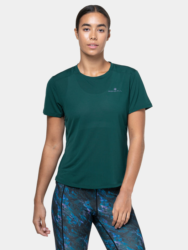 ronhill Women's Tech S/S Tee 01422 Seaweed/Iris