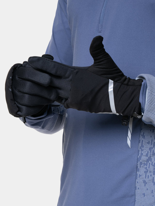 ronhill Wind-Block Convertible Glove R009 All Black