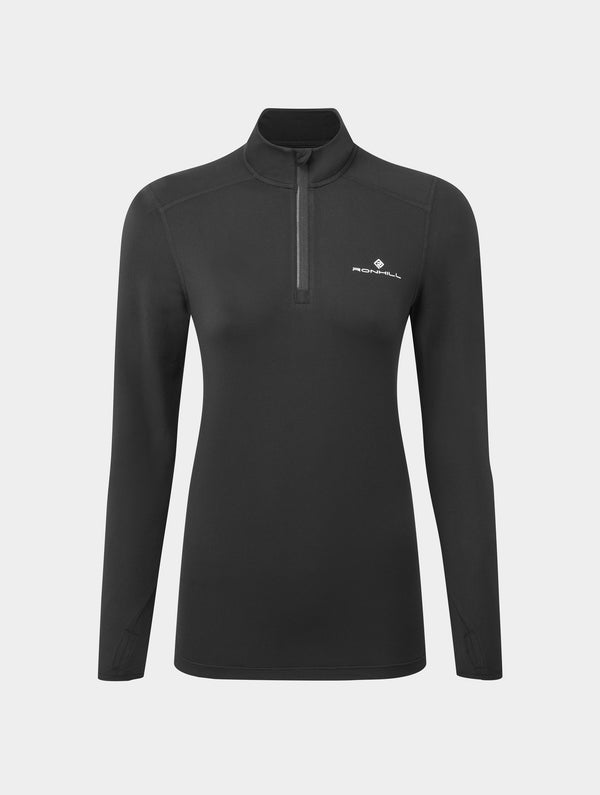 Ronhill Women's Core Thermal 1/2 Zip 00681 Black/Bright White