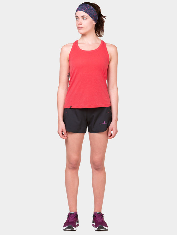 ronhill Women's Tech 4.5"Short 00333 Black/Razzmatazz