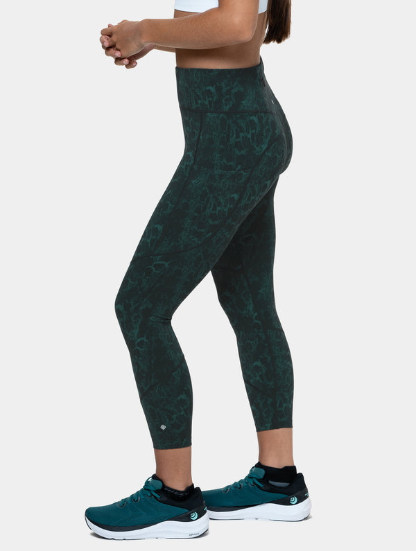 Ronhill Women's Tech Crop Tight 01421 Seaweed Medusa
