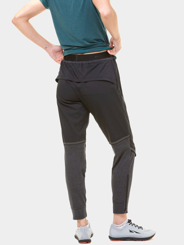 Ronhill Women's Tech Flex Pant 00217 Black/Charcoal Marl