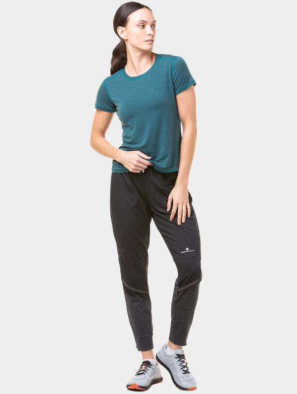 ronhill Women's Tech Flex Pant 00217 Black/Charcoal Marl